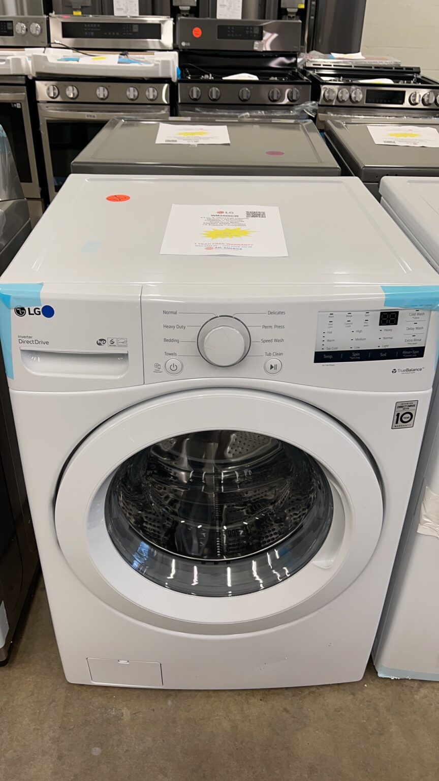 4.5 cu. ft. Ultra Large Front Load Washer Appliances 4 Less Lexington SC