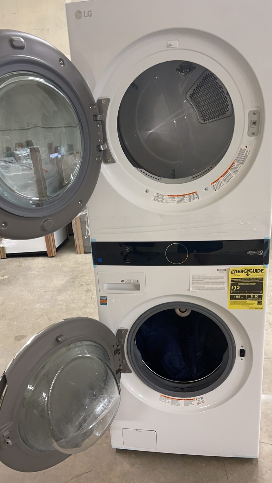 Single Unit Front Load LG WashTower™ with Center Control™ 4.5 cu. ft