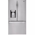 28 cu. ft. 3 Door French Door Refrigerator with Ice and Water Dispenser and Craft Ice in PrintProof Stainless Steel